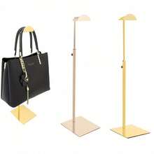 Adjustable Stainless Steel Handbag Display Stand, Floor-Standing Bag Holder For Handbags, Retail Store Bag Display Rack - multicolor - View 7