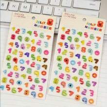 Joivida 2Pcs 3D Crystal Alphabet Number Stickers , Colorful Transparent Jelly Letter Number Stickers With Cute Cartoon Face Design, Self-Adhesive DIY Decals For Scrapbooking, Journaling, Notebook, Laptop, Water Bottle & Phone Case, Ideal For Birthday Party Favors & Creative Craft Projects (2 Styles Available) - multicolor - View 16