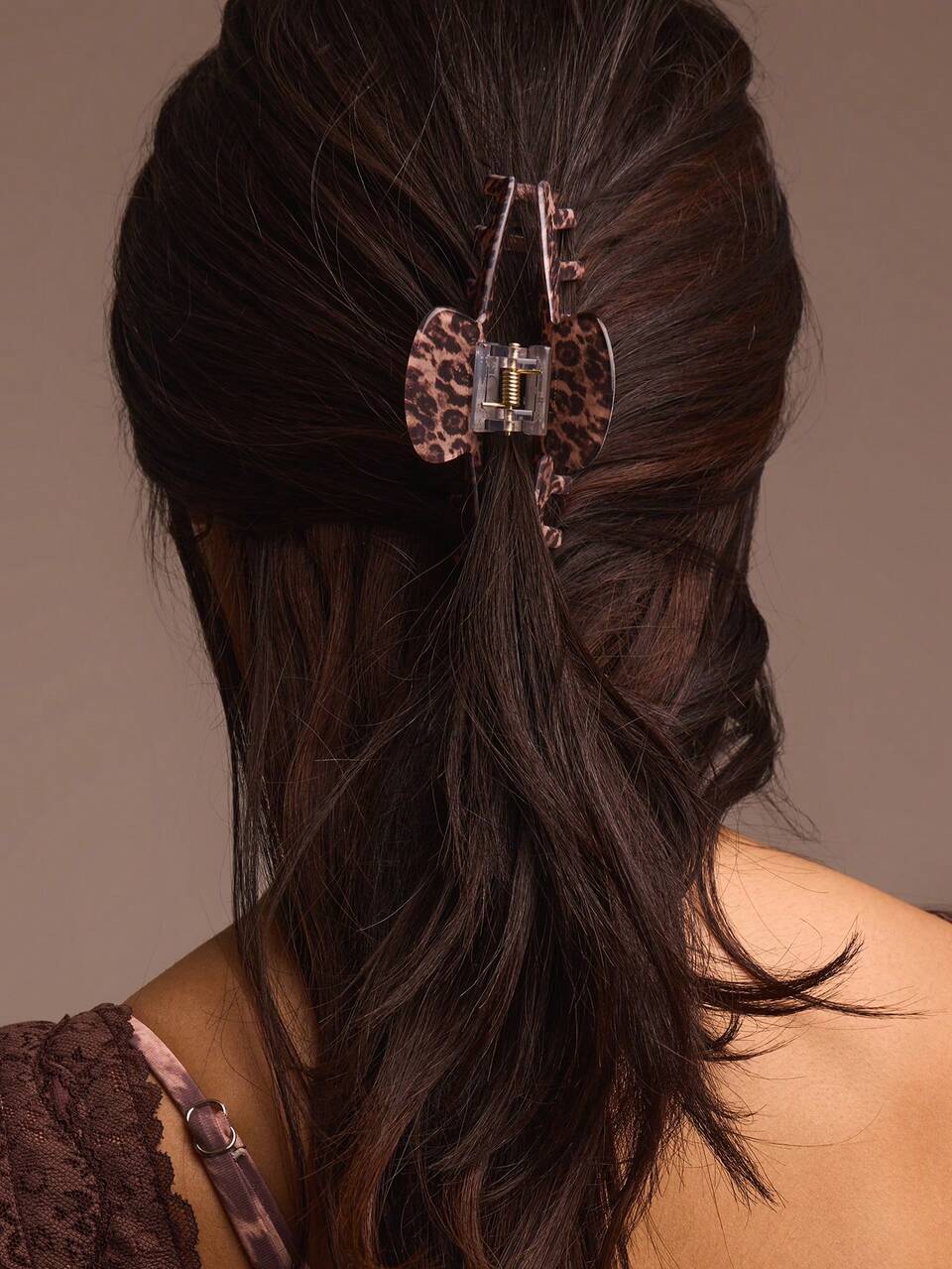 Leopard Print Claw Clip Spring Summer Vacation Sexy Holiday Accessory Senses