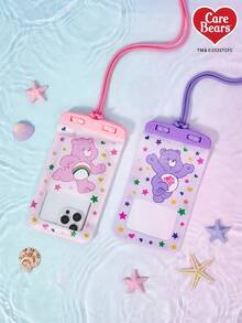 Care Bears Waterproof Phone Pouch For Swimming Diving Rafting Trekking Water Park, IPX8 Floating Sealed, Touchscreen Compatible HD, Lanyard, Fits Phones Under 7.2 Inch - View 4