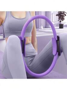1pc Yoga&Pilates Supplies, Elastic Magic Circle,Training Ring,Home Resistance Stretching Tool, Fitness Ring,Strength Training Yoga Equipment,Yoga Hoop,Pelvic Floor Muscle Magic Circle,Slimming & Thigh,Home Workout Tool For Leg Inner Thigh Training - Multicolor - View 6