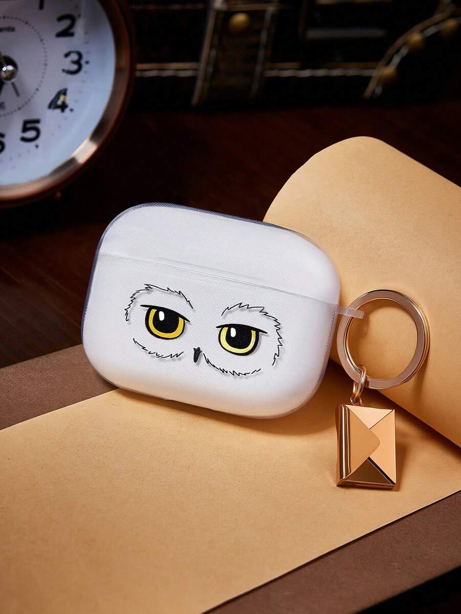 HARRY POTTER X SHEIN 藍牙耳機保護套，附金屬吊飾信封吊飾，適用於 iPod - 彩色 - 查看 1