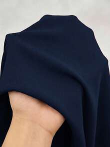 Al Najma Plus Size Women Floral Print Tassel Design Flare Sleeve Elegant Arabic Style Dress - Navy Blue - View 7