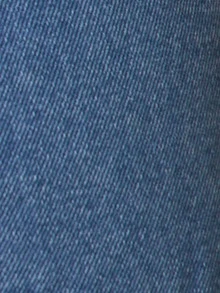 Musera Petite Petite Raw Hem Low Waist Classic Denim Shorts Basics Autumn  Fall Cute Streetwear Going Out Casual Core Denim Spring Summer - Medium Wash - View 7