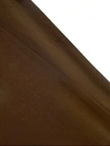 LYSMO Chemise de vacances polyvalente à simple boutonnage de couleur unie pour femmes - Tabac - Voir 8
