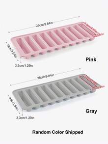 1 Khuôn Làm Đá Nhiều Ngăn, Khay Đá Silicon Màu Xám Tại Nhà - Xám - Xem 8