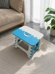 1pc Thick Plastic Foldable Stool, Adult Portable Fishing Chair, Suitable For Outdoor Travel - Multicolor - View 5