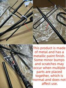 1 Set Adjustable Rust-Proof Shepherd's Hook, Suitable For Outdoor Yard & Garden Stands, Hanging Baskets, Bird Feeders - Black - View 3