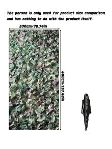 Camouflage Net Tent Canopy Used For Hunting Blinds, Camping, Party Decoration, Car Cover Shelters. Camouflage Net, Party Decoration, Sunshade Fence Net, Lightweight, Large Roll, Mesh, Perfect For Camping, Photography, Car Cover, Outdoors. - 1PC - View 4