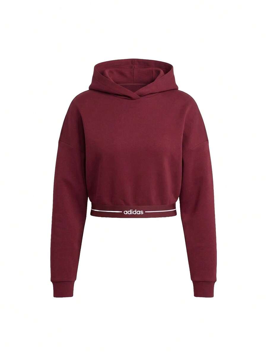 Adidas Women's Sweatshirts & Hoodies Breathable Classic Fit Quick-Dry Daily Weekend Training KC7665 - Wine red - View 1