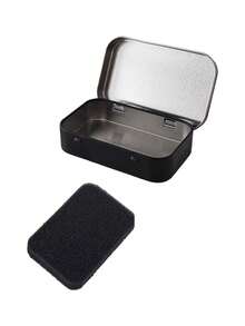 Caja de almacenamiento decorativa para fiesta de cumpleaños: Caja de almacenamiento con pegatinas, Caja de almacenamiento de cuentas, Cajas de hierro plegables Estuche de almacenamiento mini para organizar alfileres de dibujo, uñas, arte, cuentas, pendientes y manualidades de joyería - Multicolor - Ver 27