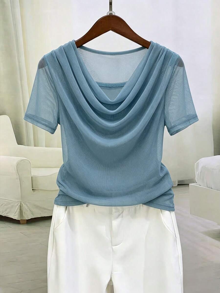 GlowEve Old Lady Elegant Granny Commuter Summer Coat Birthday Cocktail Blue - Blue - View 1