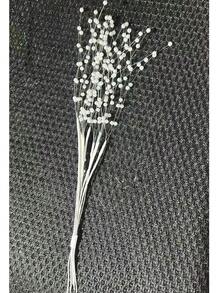 60 Stücke Mini Perlen-Perlen-Sprays – Kleine Kranz-Perlen, Brautstrauß-Perlen, Party-Dekoration Perlenstränge – Für DIY Blumenarrangements, Hochzeitsfeiern und Heimdekoration Bastelarbeiten - Verschiedenfarbig - Übersicht 12