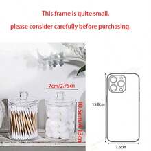 Dispenser Holder, 10oz Transparent Plastic Jar Set For Bathroom Storage & Organizing, Vanity Makeup Organizer Box Home Bathroom Decor Bathroom Organizer Fall Decor Makeup Organizer Back To School - 3pcs transparent - View 17