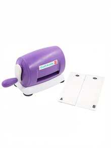 Small Portable Manual Paper Art Embosser With Carbon Steel Mold, Paired With AB Transparent Pads For Card Making, Scrapbooking And DIY Craft Accessories - Multicolor - View 10
