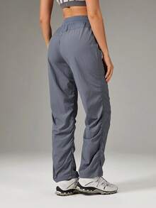 OutZeal Women Outdoor Pants Hiking Camping Water-Resistant Soft High Waistband Outdoor Bottoms - Dusty Blue - View 8