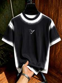 Gym Rark Men's Colorblock Print Short Sleeve Sports T-Shirt - Multicolor - View 3