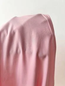 Elamini Vestido ajustado para mujer estilo sexy y puro deseo, primavera/verano, con camisola sin mangas, volantes plisados, lazo con nudo, tejido de punto y patchwork de tela tejida a rayas rosas - Rosa - Ver 8