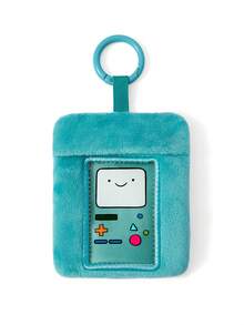 ADVENTURE TIME X SHEIN 軍綠色卡包，可愛造型，適合放置偶像小卡、工作卡、校園卡、交通卡等，透明 PVC 視窗設計，可掛在包包上 - 探險活寶 - 查看 5