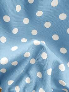 Swim Mod 26SS Spring/Summer Vacation Beach Polka Dot Sweet Cute Bikini Set - Multicolor - View 7
