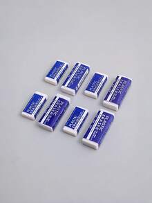 6/12/24 Packs Pencil Erasers, Rectangular White Erasers For School Office, Art Erasers For Drawing, Christmas Gifts Back To School - multicolor - View 6