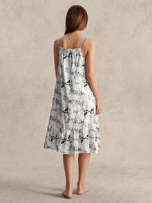EverLounge Women's Floral Print Elegant Lace Camisole Nightgown - Multicolor - View 2