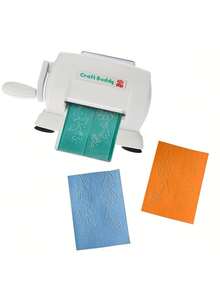 Small Portable Manual Paper Art Embosser With Carbon Steel Mold, Paired With AB Transparent Pads For Card Making, Scrapbooking And DIY Craft Accessories - Multicolor - View 9
