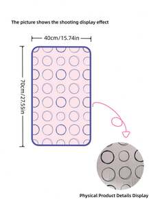 Alfombrilla de Planchado Plegable y Portátil - Impermeable, Aislante Térmico, Resistente a Altas Temperaturas para Viajes y Uso Doméstico, Decoración de Cocina, Artículos del Hogar, Regalo del Día de la Madre, Decoración de Dormitorio, Jardín, Decoración de Cocina, Verano, Playa, Artículos Esenciales de Viaje, Decoración de Habitación, Esponjoso - Ver 3