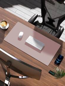 1 Buah Alas Meja Kulit PU Ukuran Besar, Alas Mouse Anti Air dan Anti Selip, Pelindung Meja Anti Noda untuk Rumah & Kantor - warna-warni - View 8