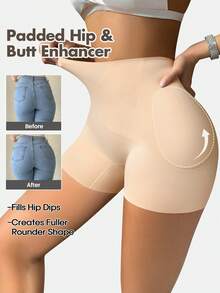 SHAPORA Women's High Waist Tummy Control Shaping Pants, Hip Enhancing Butt Lifting Body Shaper Bottoms, 1pc - Apricot - View 6