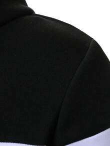 Manfinity Homme Men's Colorblock Long Sleeve Drawstring Fashion Casual Hoodie - Multicolor - View 5