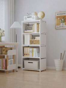 1 estantería/armario cúbico multifuncional pequeño a mediano, de 32,28 pulgadas / 16,14 pulgadas de ancho, estantería de almacenamiento independiente con estantería, perfecto para muebles de dormitorio o sala de estar, opción ideal para Navidad o Acción de Gracias. - Blanco - Ver 12