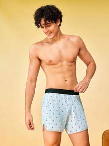 Notgurli Men's Elastic Waist Striped Button Design Alaro Pants - Multicolor - View 7