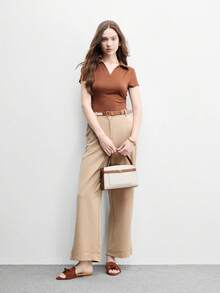 CUCCOO BIZCHIC Women's Shoes, Brown Suede Texture, Classic Flat Slippers, Comfortable And Versatile In Summer, Suitable For Commuting Office Wear - Brown 2 - View 7
