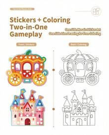 MINKOJA Double-Sided Kids DIY 3D Mosaic Sticker Art Kit, Geometric Pixel Puzzle & Coloring Craft Activity, Fine Motor Skill Developmental Toy With Hanging Ornament Design - Multicolor - View 7