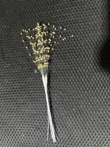 60 Stücke Mini Perlen-Perlen-Sprays – Kleine Kranz-Perlen, Brautstrauß-Perlen, Party-Dekoration Perlenstränge – Für DIY Blumenarrangements, Hochzeitsfeiern und Heimdekoration Bastelarbeiten - Verschiedenfarbig - Übersicht 11