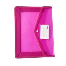 Expandable Plastic File Folder With Snap-Closure Transparent Envelope Pocket, No Dividers, Large Capacity, Multi-Color Options, Suitable For A4/Letter Size (Random Color) - Multicolor - View 17