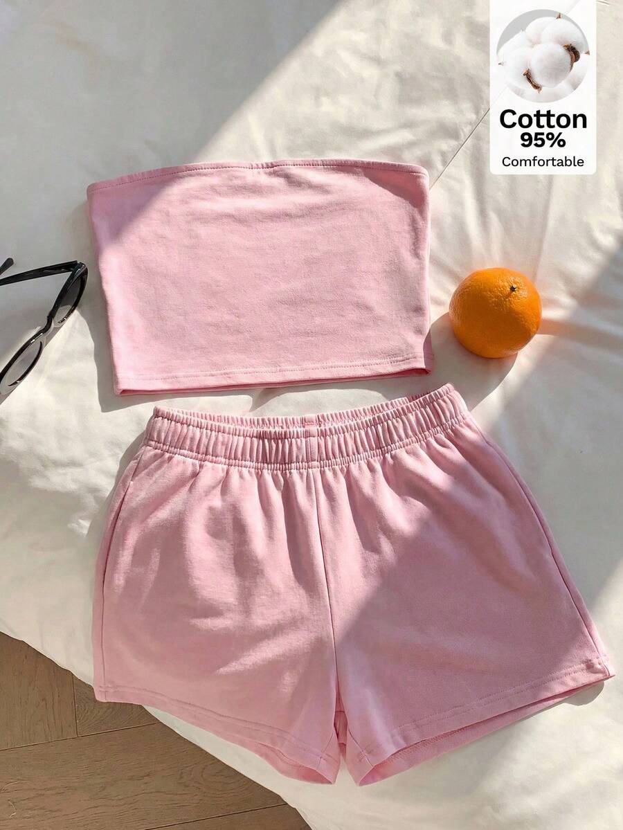 Comfortcana 95%棉灰色两件套女装,适合度假、毕业季、夏季上衣、日常通勤、约会、聚会、秋冬夏季、圣诞节、新年、感恩节、派对、婚礼、海滩、毕业典礼、时尚、优雅、休闲、外出、约会、预订、通勤、闪亮、情人节、优雅、度假、休闲、Y2K、外出、毕业典礼等场合。 - 彩色 - 查看 1