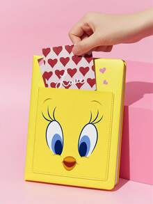 LOONEY TUNES X SHEIN Bloc de notas de PU - blanco - Ver 2
