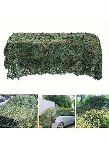 Camouflage Net Tent Canopy Used For Hunting Blinds, Camping, Party Decoration, Car Cover Shelters. Camouflage Net, Party Decoration, Sunshade Fence Net, Lightweight, Large Roll, Mesh, Perfect For Camping, Photography, Car Cover, Outdoors. - 1PC - View 8
