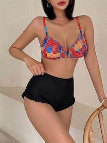 DAZY 女款純色潛水衝浪緊身短褲 夏季 - 黑色 - 查看 2
