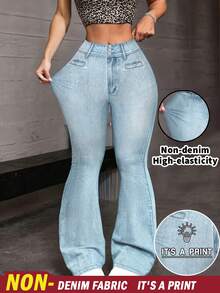 Rovax Women's Casual Flare Pants - Multicolor - View 1