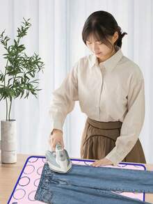 Alfombrilla de Planchado Plegable y Portátil - Impermeable, Aislante Térmico, Resistente a Altas Temperaturas para Viajes y Uso Doméstico, Decoración de Cocina, Artículos del Hogar, Regalo del Día de la Madre, Decoración de Dormitorio, Jardín, Decoración de Cocina, Verano, Playa, Artículos Esenciales de Viaje, Decoración de Habitación, Esponjoso - Ver 5