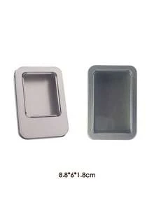 Caja de almacenamiento decorativa para fiesta de cumpleaños: Caja de almacenamiento con pegatinas, Caja de almacenamiento de cuentas, Cajas de hierro plegables Estuche de almacenamiento mini para organizar alfileres de dibujo, uñas, arte, cuentas, pendientes y manualidades de joyería - Multicolor - Ver 28