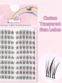 LIMEIKAI 120pcs Self-Adhesive Cartoon Style Sunflower False Eyelashes, Reusable To Enlarge Eyes - C.. - View 9