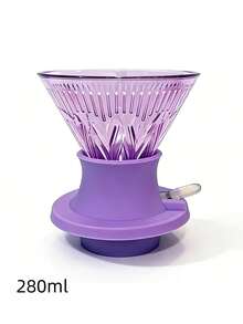 Smart Coffee Filter Cup Reusable Dripper, Multi-Purpose Brewer For Coffee Tea Juice, V01/V02 For Home Kitchen Barista Outdoor Use. - Black - View 8