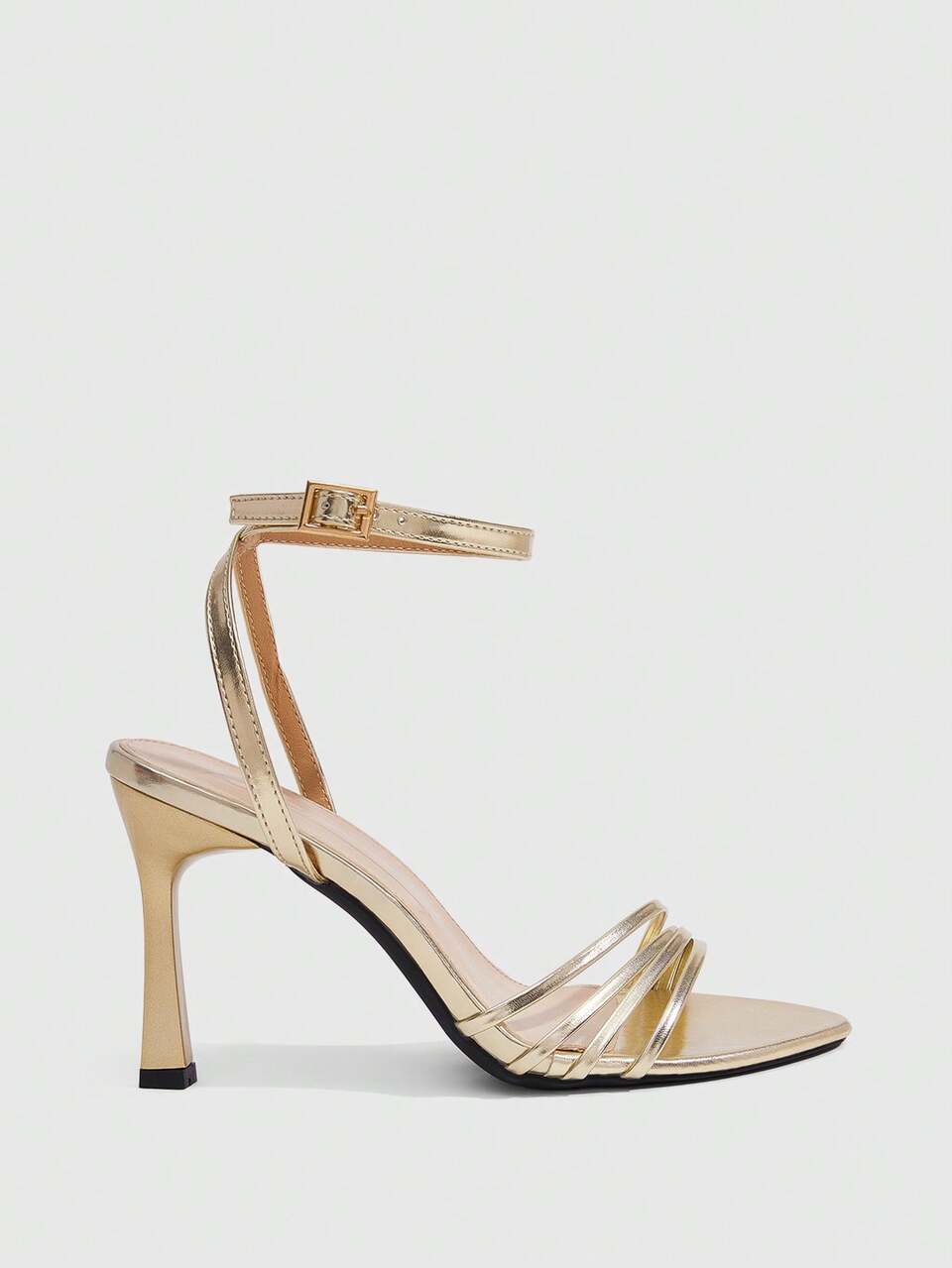 CUCCOO SZL Women's Adjustable Simple High-Heeled Sandals, Suitable For Daily Casual Wear, Spring Break, Easter, Prom