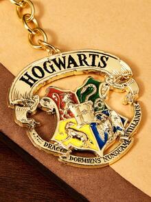 HARRY POTTER X SHEIN 金合金金色包包吊飾，禮物，返校季 - 彩色 - 查看 3