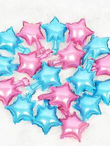MINKOJA 100 piezas Globos de aluminio con forma de estrella de 5 pulgadas Mini Pentagrama Decoración para fondo de pared de fiesta de cumpleaños feliz Escenas de boda Celebración de aniversario Decoración de ambiente al aire libre Arreglos de decoración de tienda Globos - Mini Star - Ver 3
