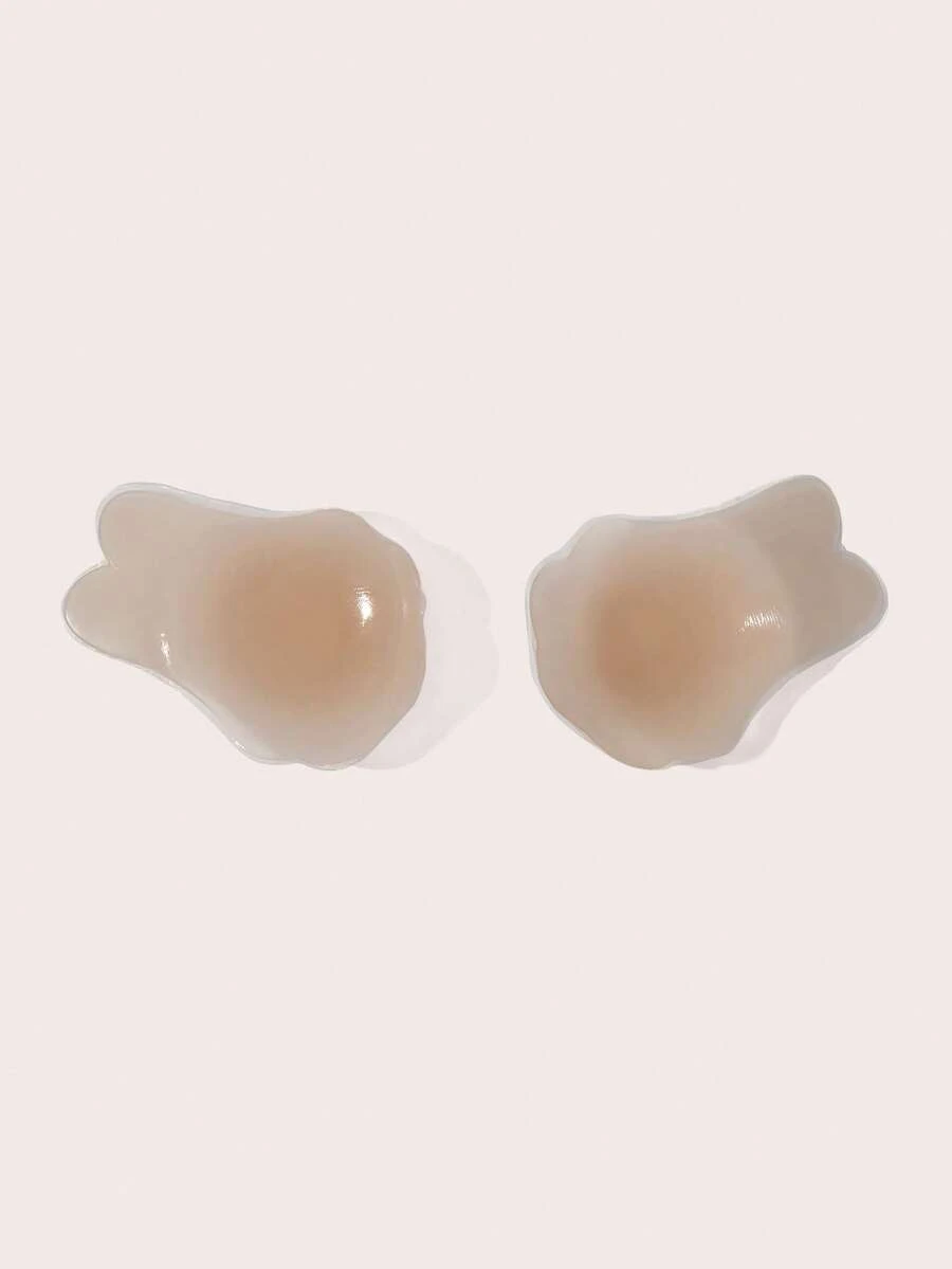 Lignisse A92 Floral Pattern Women's Nipple Covers & Anti-Chafing Sweat-Absorbing Pads 1 Pair - Coffee Brown - View 1